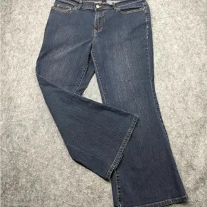 Venezia Vintage Flare Jeans Dark Wash High Rise Plus Size 20P thumbnail 4