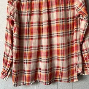 Golden TNA Plaid Gauzy Cotton Shirt Womens Small Western Country Rodeo Cowgirl thumbnail 10