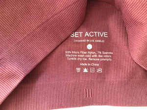 Set Active Ribbed One Shoulder Bra thumbnail 4