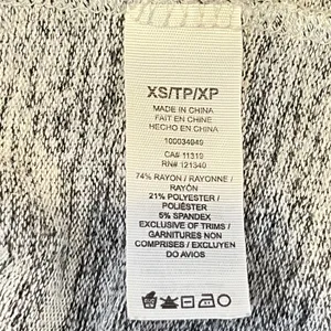 1196 |‎ Garage Grey Marled Knit Open Front Pocket Cardigan Sweater Women XS thumbnail 6