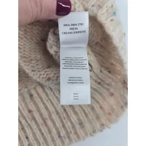 Rails Wool Sweater Womens Small Delia Cream Confetti Speckled EUC thumbnail 5