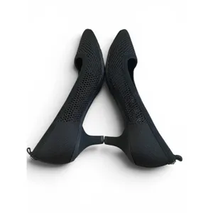 Anne Klein Akreva Black‎ Mesh iflex Kitten Heel Pointed Toe Pumps Mens 9.5M thumbnail 2