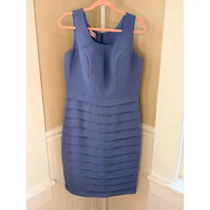 NWT JJ's House Slate Blue Bridesmaid Mother of Bride Sheath Dress NWT Size 12 thumbnail 11