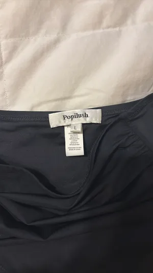 Popilush slimming black high waisted bottoms thumbnail 2