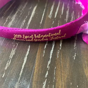 Disney Parks 2019 Epcot Flower and Garden Festival Glitter Ears Headband Lemons thumbnail 3
