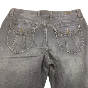 Lucky Brand Dungarees Jeans Easy‎ Rider Crop Women's Size 12/31" Dark Wash EUC thumbnail 4