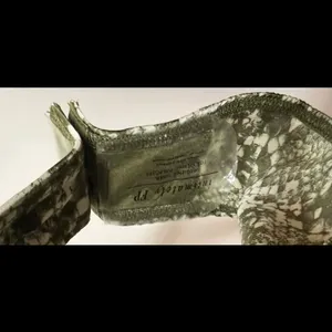 Free People Nights Out Bodysuit. Snakeskin print in moss green. Size XS thumbnail 8