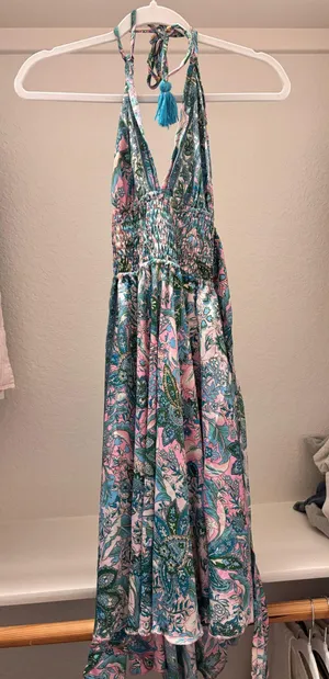 Greece Floral Midi Dress thumbnail 2