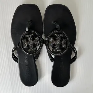 Tory Burch Jeweled Miller Sandals Perfect Black, 9.5 thumbnail 10