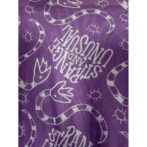 Beetlejuice Strange‎ and Unusual Purple Mesh Long Sleeve Crop Top Sandworm Small thumbnail 4