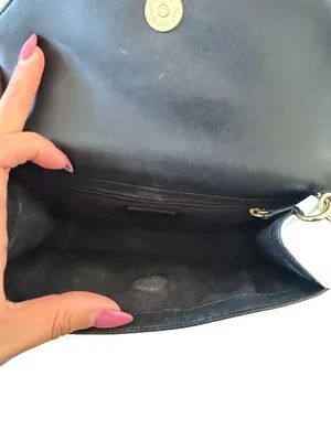 MILLY Hologram White Leather Studded Chain Crossbody Bag thumbnail 7