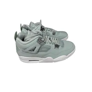 Nike Air Jordan 4 Retro Seafoam Green Metallic Silver Sz 11.5 W / 10 M NEW thumbnail 2