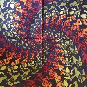 NWT Grateful Dead Earthy Dancing Bears Bandana thumbnail 5