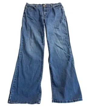 Levi's 2000s Bootcut 512 Perfectly Slimming Jeans Blue 16M Stretch Denim thumbnail 1