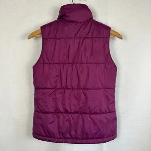 Columbia Purple Quilted Puffer Vest Womens‎ Small Fleece Lined Insulated Winter thumbnail 5