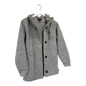 Patagonia Gray Hooded Button Front Better Sweater Fleece Jacket Sweater Size XS thumbnail 2