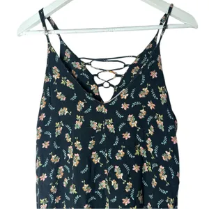 Farm Rio Mini Floral Print Colorful Sleeveless Lace up Detail Dress FARM Boho thumbnail 10