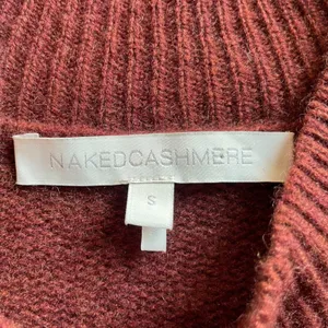 NAKEDCASHMERE Cold Shoulder Rust Brown Cashmere Sweater - Size Small thumbnail 4