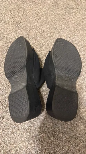 Steve Madden Sandals Platform Black thumbnail 2