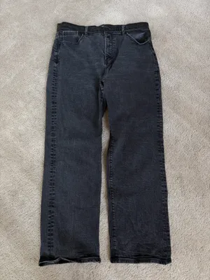 LOFT Black Straight Leg Jeans Size 30/10 thumbnail 2