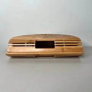 Bamboo Natural Half Moon Handbag thumbnail 4