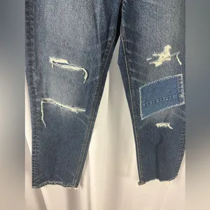 American Eagle strigid super high‎ rise ankle straight jeans SAMPLE Size 8 EUC thumbnail 4