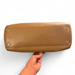 Kate Spade Charlotte Street Miles Saffiano Leather Camel Tote Shoulder Bag thumbnail 3