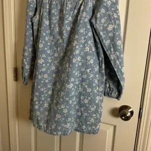 Forever 21 Women Square Neckline Floral Print Mini Dress, Blue/White Combo M thumbnail 8