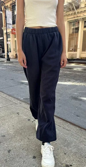 Navy Blue Rosa Brandy Melville Sweatpants thumbnail 1