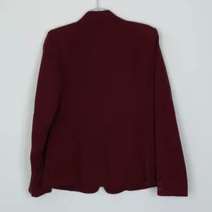 NWT Lulus Womens Suit and Score Single Breasted Blazer Size M Red Preppy‎ Career thumbnail 7