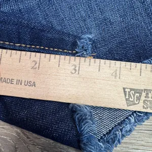 Old Navy The Diva Dark Wash Raw‎ Hem Denim Shorts Cutoff 6 Regular thumbnail 8