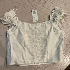Abercrombie-fitch Women's White and Cream Blouse thumbnail 1