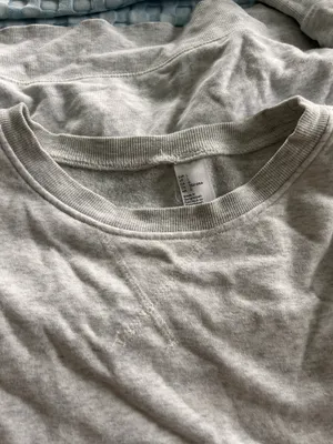 Light grey sweatshirt Gray Size L thumbnail 4