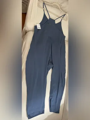Free People NWT Hot Shot Onesie Jumpsuit Misty Blue Size S thumbnail 4