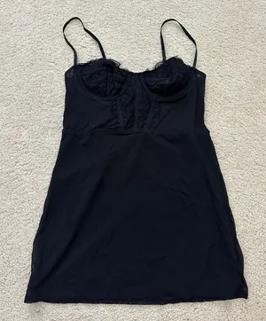 Urban Outfitters Black Corset Dress thumbnail 1