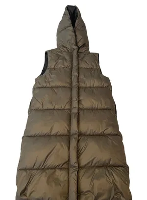 MNG Long Quilted Vest - Excellent Condition! Size Small thumbnail 1