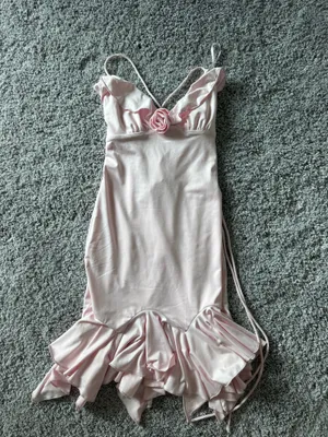 NWT hello molly rose light pink mini dress thumbnail 2
