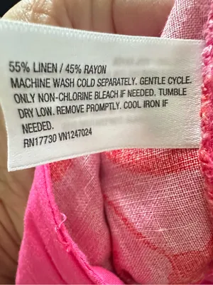kate spade x Target Pink Red Floral Wide-Leg Linen Blend Pants XL thumbnail 11