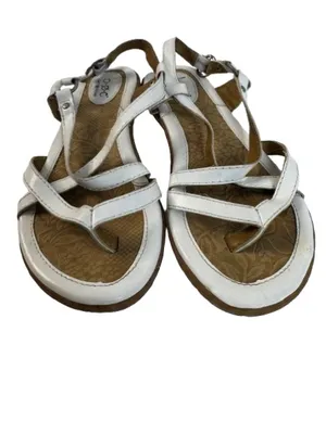 Born concept Women's White Strappy Sandals thumbnail 2