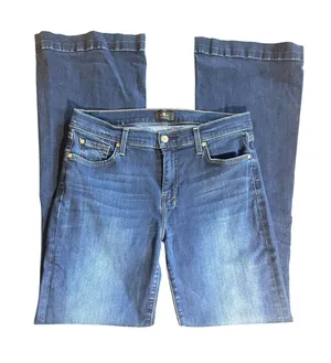 Size 31 7 for all mankind flares thumbnail 1