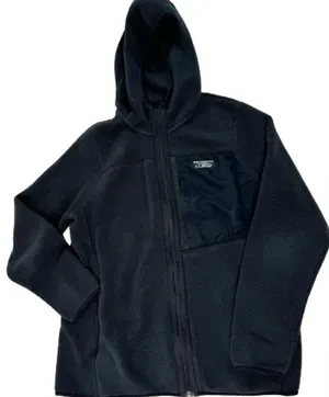 L.L. Bean Full Zip Fleece Jacket Black Size M thumbnail 1