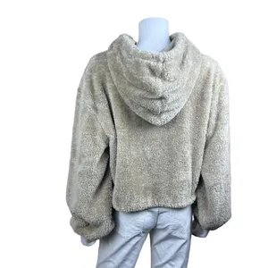 Beach Riot Shayla Teddy Crop Sweatshirt Top thumbnail 9
