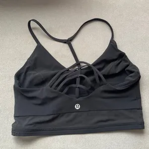 Lululemon Get Strappy Bra Black 6 thumbnail 5