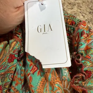 IAMGIA Paisley Mini Dress Green and Red thumbnail 5