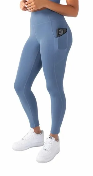 YITTY High-Waist Pocket Leggings Blue XL Activewear thumbnail 1