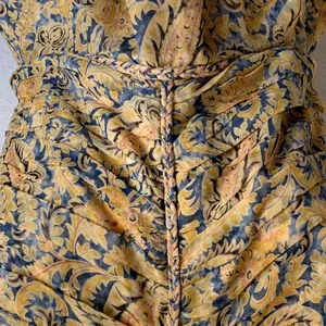 NEW‎ Veronica Beard Arienne Gathered Halter Neck Silk Top thumbnail 6