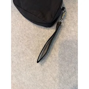 TAOMAOMAO Black Nylon Wristlet Bag Multi‎ Zip Travel Pouch Utility Wallet Small thumbnail 7