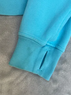 Lululemon Scuba Oversized Half‑Zip Hoodie Cropped Tidal Teal Activewear XS/S thumbnail 11