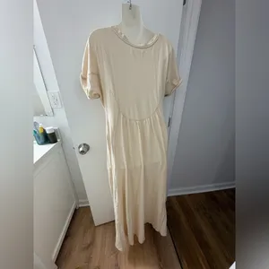 Free people beach maxi dress in cream au lait thumbnail 13