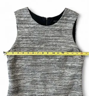 Theory Cortney Deleo Tweed Crew Neck Shift Dress thumbnail 5